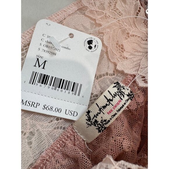 New Free People Women's Size M Right Rhythm Sequin Cami Top, CHAMPAGNE COMBO - Picture 4 of 13